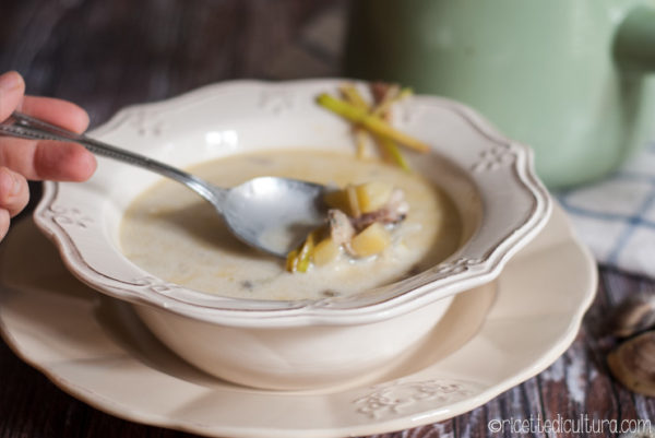 Clam chowder, la zuppa di vongole del New England ...